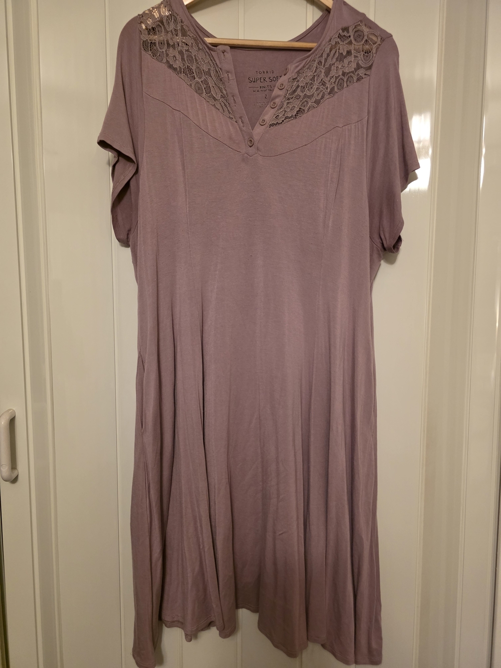 Torrid Dress In Dusty Mauve
